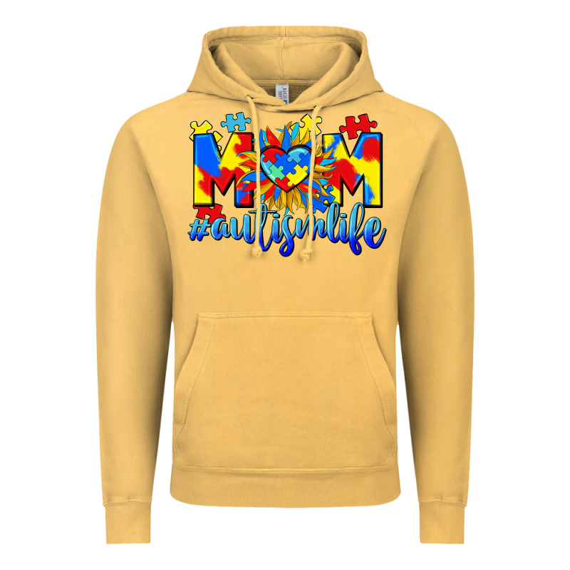 Mom Autism Life Vintage Hoodie by CowGirlArtShop | Teevron