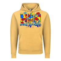 Vintage Mustard Mom Autism life Vintage Hoodie - CowGirlArtShop