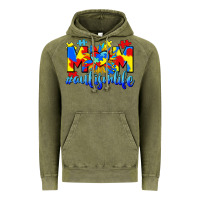 Vintage Olive Mom Autism life Vintage Hoodie - CowGirlArtShop