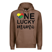 Chestnut one lucky mama Premium Hoodie - CowhideDigitalArt