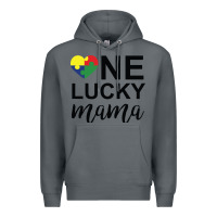 Rock one lucky mama Premium Hoodie - CowhideDigitalArt