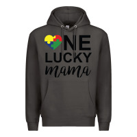 Smoke one lucky mama Premium Hoodie - CowhideDigitalArt