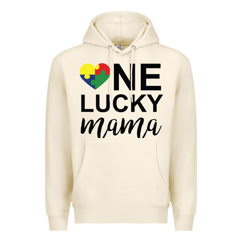One Lucky Mama Premium Hoodie by CowhideDigitalArt | Teevron