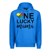 True Royal one lucky mama Premium Hoodie - CowhideDigitalArt