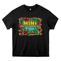 Black mini cita serape background Heavy Core Tee - BarkalooDesign