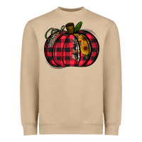 Mushroom Buffalo Pumpkin Heavyweight Sweatshirt - CowhideDigitalArt