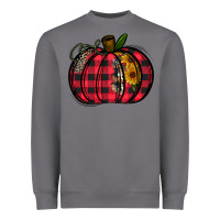 Storm Buffalo Pumpkin Heavyweight Sweatshirt - CowhideDigitalArt