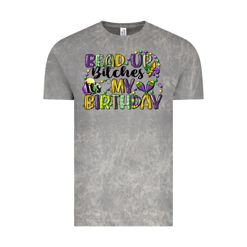Bead Up Bitches Itsmy Birthday Cg (1) Vintage Tee by CowGirlArtShop | Teevron