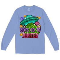 Colony Blue boys go to jupiter olıvıa Long Sleeve Tee - OliviaCreatesArt