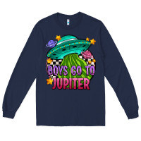 Navy boys go to jupiter olıvıa Long Sleeve Tee - OliviaCreatesArt