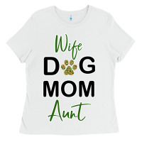 White Wife Dog Mom Aunt Ladies Tee - Bettercallsaul