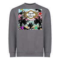 Storm Beach Please Heavyweight Sweatshirt - CowhideDigitalArt