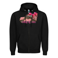 Black load of love Zipper Hoodie - SublimationCraftShop