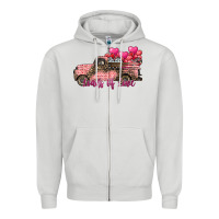 Dove Grey load of love Zipper Hoodie - SublimationCraftShop