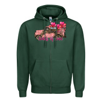 Sports Green load of love Zipper Hoodie - SublimationCraftShop