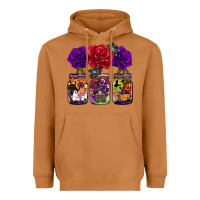 Meerkat halloween jars rose Heavyweight Hoodie - BarkalooDesign