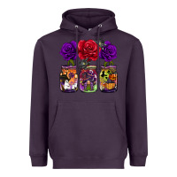 Plum halloween jars rose Heavyweight Hoodie - BarkalooDesign