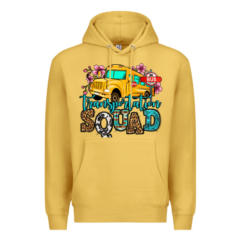 Transportation Squad School Bus Premium Hoodie by Jasminsmagicworld | Teevron