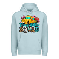 Blue Mist transportation squad school bus Premium Hoodie - Jasminsmagicworld