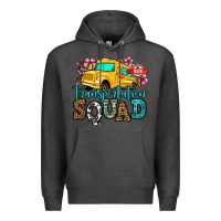 Charcoal Heather transportation squad school bus Premium Hoodie - Jasminsmagicworld
