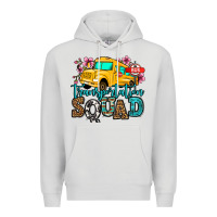 Dove Grey transportation squad school bus Premium Hoodie - Jasminsmagicworld