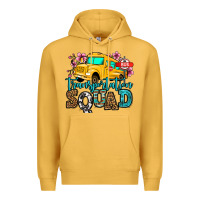 Mustard transportation squad school bus Premium Hoodie - Jasminsmagicworld