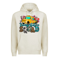 Oatmeal Heather transportation squad school bus Premium Hoodie - Jasminsmagicworld