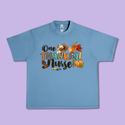 One Thankful Nurse Urban Heavy Tee Designed By Cowgirlartshop