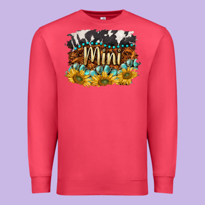 Western Mini Premium Sweatshirt Designed By Barkaloodesign