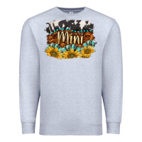 Heather Grey western mini Premium Sweatshirt - BarkalooDesign