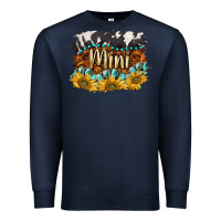 Navy western mini Premium Sweatshirt - BarkalooDesign
