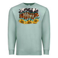 Seafoam western mini Premium Sweatshirt - BarkalooDesign