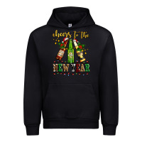 Black cheers to the new year with beers Urban Hoodie - AdoDesignShop