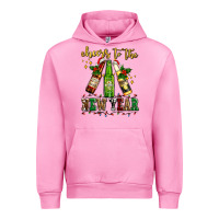 Fuchsia Pink cheers to the new year with beers Urban Hoodie - AdoDesignShop