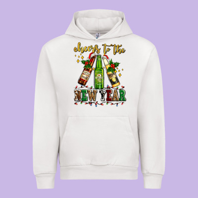 Cheers To The New Year With Beers Urban Hoodie Designed By Adodesignshop