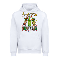 White cheers to the new year with beers Urban Hoodie - AdoDesignShop
