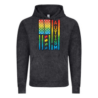 Vintage Black Autism American Flag Vintage Hoodie - CowGirlArtShop