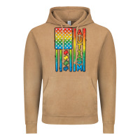 Vintage Camel Autism American Flag Vintage Hoodie - CowGirlArtShop