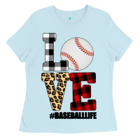 Baby Blue Love, Baseball Ladies Tee - Bettercallsaul