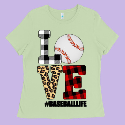 Love, Baseball Ladies Tee Designed By Bettercallsaul
