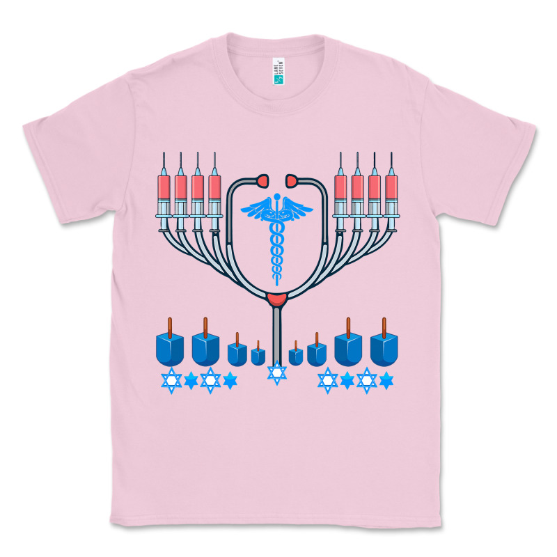 Jewish Hanukkah Chanukah Doctor Medical Menorah  Gifts Classic Tee by trangStudio | Teevron