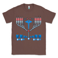 Chestnut jewish hanukkah chanukah doctor medical menorah  gifts Classic Tee - trangStudio