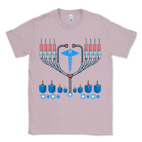 Lilac jewish hanukkah chanukah doctor medical menorah  gifts Classic Tee - trangStudio