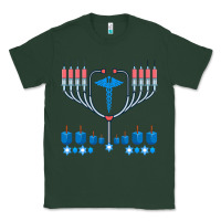 Sports Green jewish hanukkah chanukah doctor medical menorah  gifts Classic Tee - trangStudio