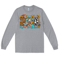 Heather Grey physical therapy assistant olivia Long Sleeve Tee - OliviaCreatesArt