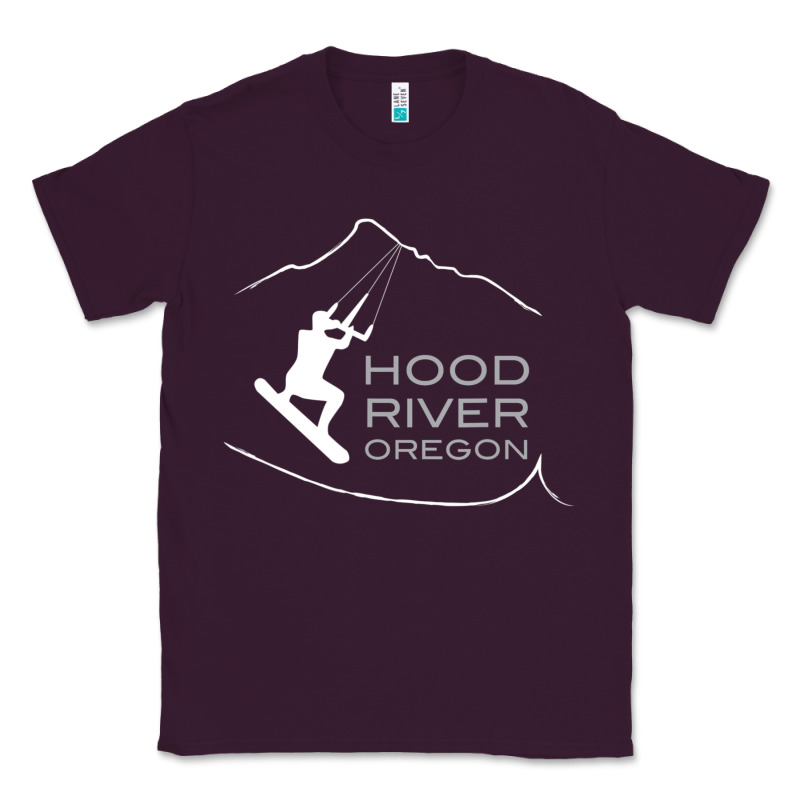 Kiteboarding Hood River Oregon, Kitesurfing Classic Tee by trangStudio | Teevron