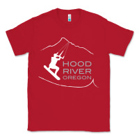 Red Kiteboarding Hood River Oregon, Kitesurfing Classic Tee - trangStudio
