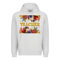 Dove Grey Teacher Premium Hoodie - LillyAllenDesigns