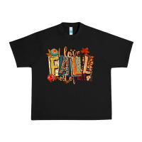 Black i love fall most of all Urban Heavy Tee - CowGirlArtShop