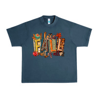 Midnight Navy i love fall most of all Urban Heavy Tee - CowGirlArtShop